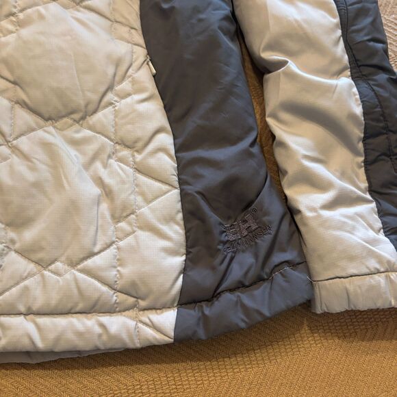 Helly Hansen Down Jacket Womens Small Multicolor Quilted Hiking Full Zipper - Picture 3 of 9